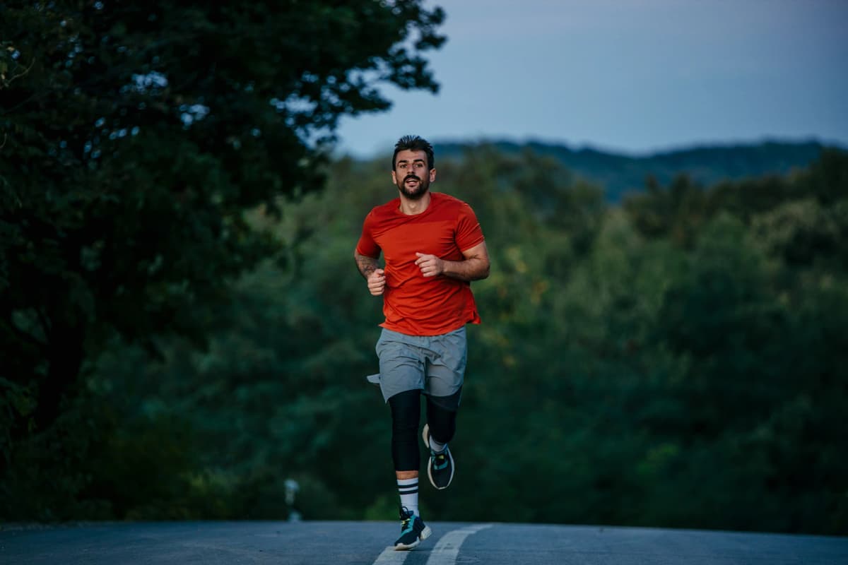 Boy running