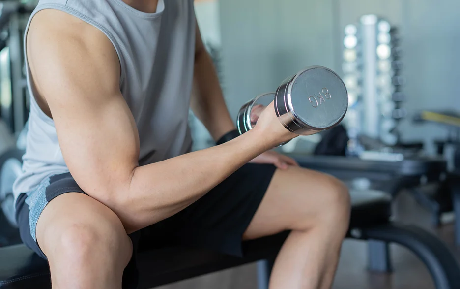 a man working out